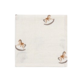 Jollein Spucktücher Baby - Nostalgic Ride - 3er Pack - 31x31cm - 100% Baumwolle - Mulltücher Baby - OEKO-TEX Zertifiziert