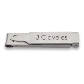 3 x Stainless Steel Folding Nail Clippers 6cm D 3C 25g
