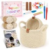 27PCS Crochet Basket Kit for Beginners (L&S), Complete Crochet Kit