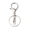 Key Chain Hardware [20 Pieces] One-touch Key Holder with Swivel