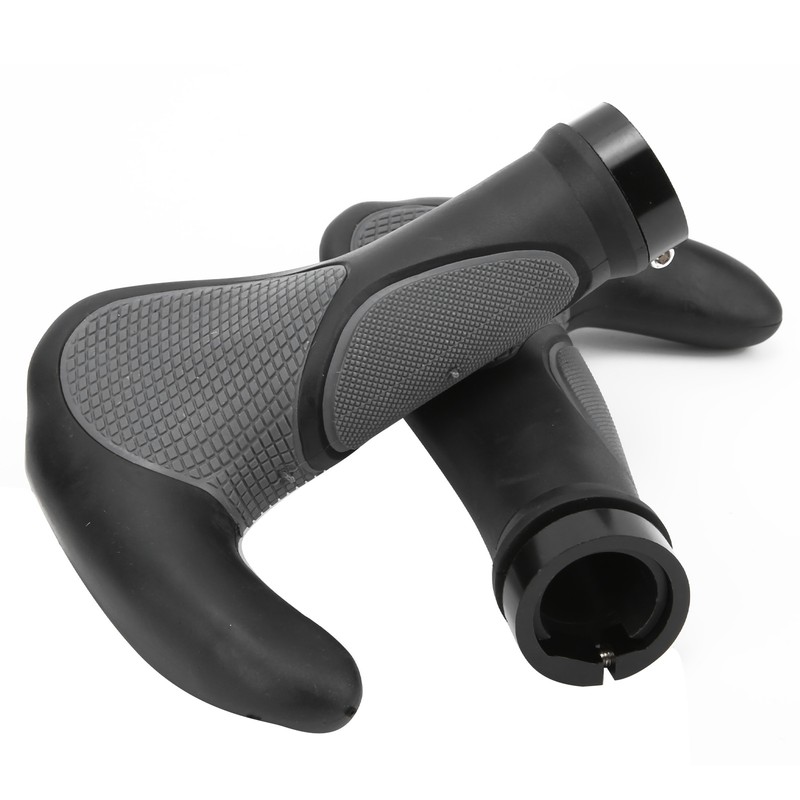 22.2mm Mountain Bicycle Ox Horn Handbar Bilateral Locking Durable Rubber