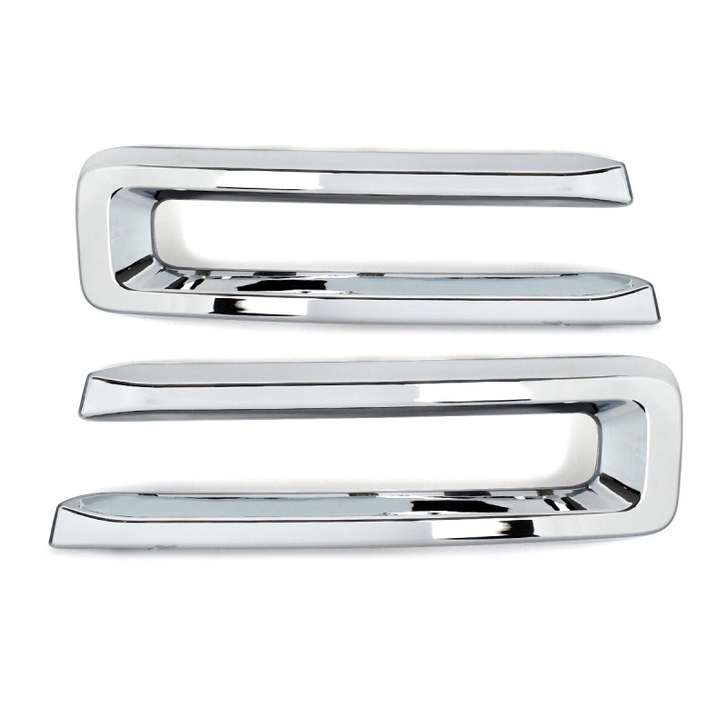 2x Chrome Front Grill Inserts Cover Trim Sticker Fits Ram