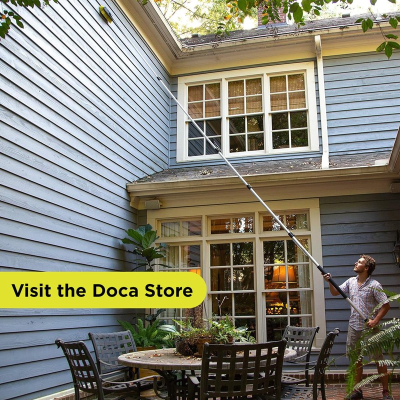 DOCA Telescoping Pole 6-24 Ft - Extension Pole for Cleaning,