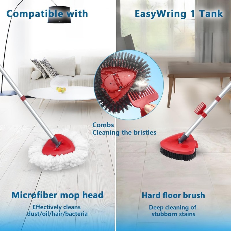 Spin Mop Replace Head Compatible with Ocedar EasyWring 1 Tank,
