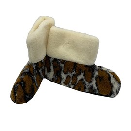 Alenor Thermo Natural 100% Sheep Wool Booties Feet Warmers - Deep-penetrating Heat for Relieving Foot Stiffness, Sore Muscles, Joints, Achilles tendinitis, Plantar Fasciitis - Boots for Women & Men