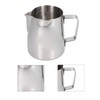 Milk Frother Cup 380ml 304 Stainless Steel High Durability Multifunctional