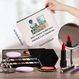 WCGXKO Love Variety Show Inspired Makeup Bag Romance Novelist Gift for Book Lover (Watch Island Bag CA)