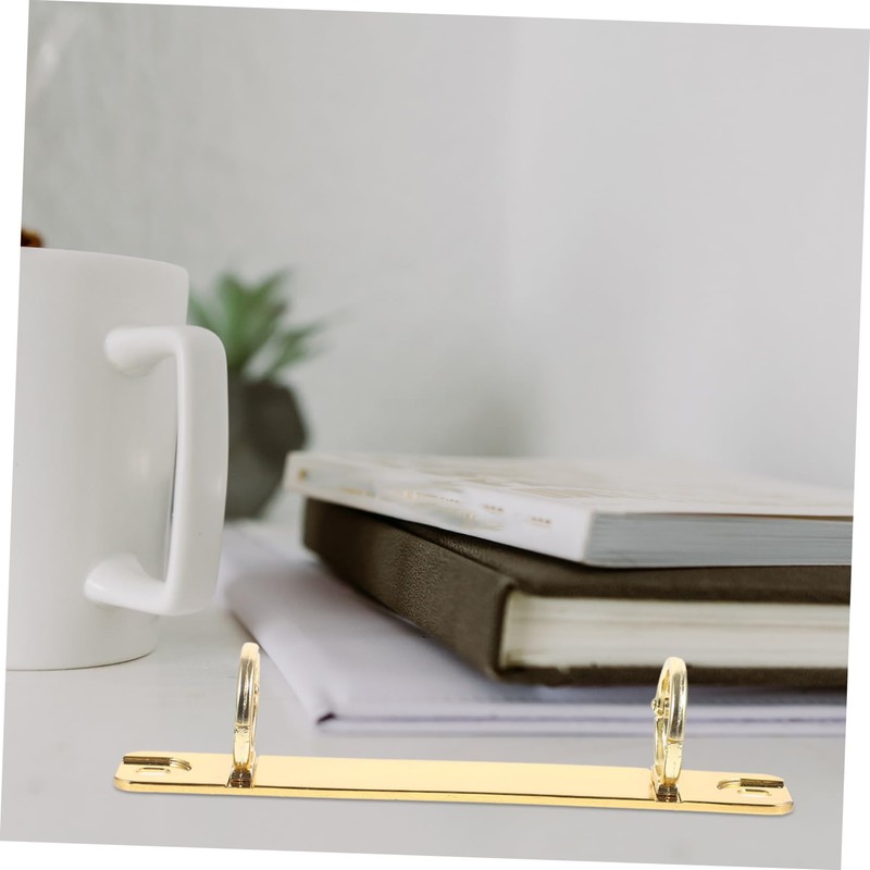 Operitacx Binder Spine Insert Portable Folder O Shaped Metal Binder