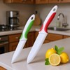 2 PCS Professional Ceramic knife 6”Meat knife 4” Fruit Knife,Kitchen