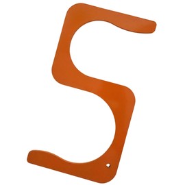 Hook'n Haul Ergonomic Septic Hose Handler Tool - Lightweight-Aluminum, Durable, Versatile Hook for 3 & 4 Inch Hoses, Safety Orange, 6 x 11 Inch