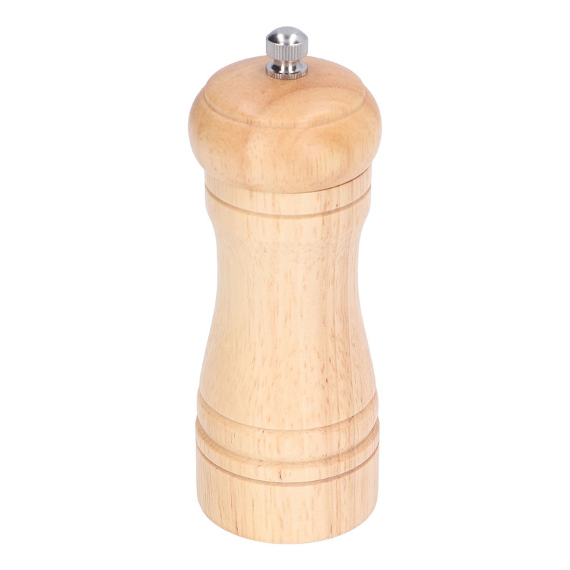 2pcs Wood Salt and Pepper Grinder Adjustable Coarseness Wooden Pepper