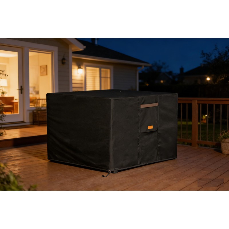 Garden Balsam 600D Heavy Duty Waterproof Patio Fire Pit Cover