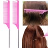 ZVOREI 8Pcs Hair Brushes Set with 4Pcs Topsy Hair Tail