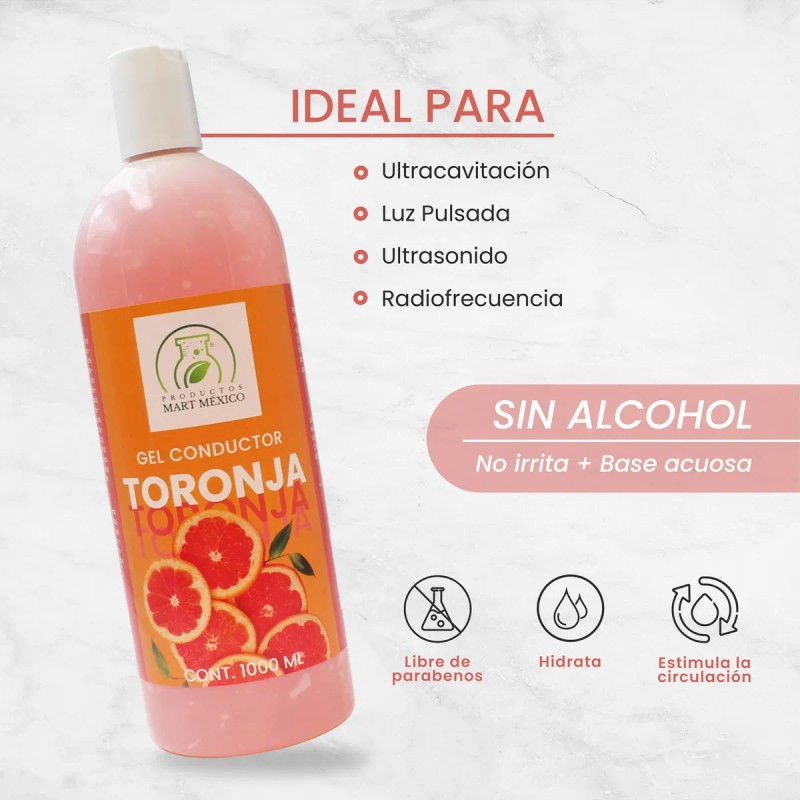 Gel Conductor De Toronja Facial & Corporal Aparatología 1 L