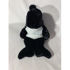 Large Weighted stuffed animal, weighted narwhal, dolphin or orca whale with 5-6 lbs, washable, plush weighted buddy, Aunt Sandy's Sewing