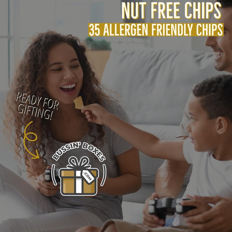Peanut Free Chips Variety Pack with Allergy Friendly, Popcorn &
