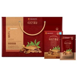Daewoong BioScience 대웅 6년근 홍삼 70ml x 30포 부모님 건강선물 추석 명절 선물세트 Daewoong 6-Year-Old Red Ginseng 70ml x 30 Sachets Health Gift for Parents Chuseok Holiday Gift Set