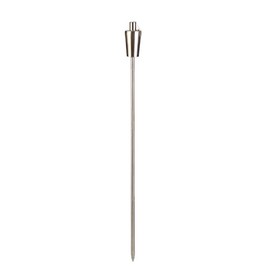 greemotion Fire Torch Light in Silver - Unique Garden Lighting Perfect for Outdoor Entertaining - Garden Torches Stainless Steel