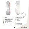 Key Organiser, Key Case Made of Real Leather, Stainless Steel