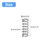 QUARKZMAN Pack of 5 Compression Spring 304 Stainless Steel Spring
