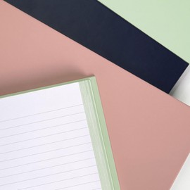 MILAN® A5 Hardcover Notebook - 7mm Lined Paper - 80 Sheets 95gsm - 430 Collection - Pink