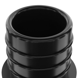 63mm (2 1/2") Black Hollow Blanking Plastic End Cap Bung for Hose & Pipes