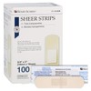 Henry Schein- “Tiras Adhesivas Transparentes para Vendaje, 3/4” x 3”,