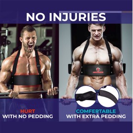 FIGHTSENSE Arm Blaster Biceps Curl Triceps Muscle Isolator Bomber Fitness Gym Workout Training Support (American)