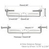 TOP-VIGOR 4Sets Light Fixture Ceiling Bracket, 75x18x16mm Ceiling Light Plate