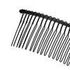 VOCOSTE Anti-Slip Hairside Comb Axserie Metal Black Hair Side Comb
