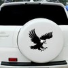 Black Eagle Vinyl Sticker 2-Pack, Waterproof Eagle Sticker for Car
