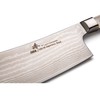 Zhen Damascus Santoku Chopping Knife Blank, 6-3/4" L x 5/64"