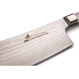 Zhen Damascus Santoku Chopping Knife Blank, 6-3/4" L x 5/64" T (171mm x 1.98mm)