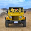 DaisyInner Duck Windshield Sun Shade Compatible with Jeep Jl Jlu