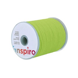 100 Metres Waxed Fine Light Green Cotton Cord 1.5mm