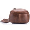 Men Leather Sling Bag Casual Shoulder Chest Crossbody Bag Hiking