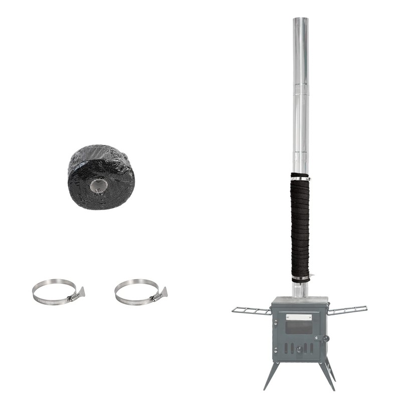 Fireproof Chimney Webbing SoloWilder Anti Scalding Camping Stove Pipe Wrap