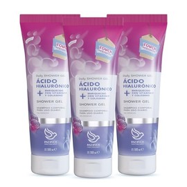 Pacifica Jabón Líquido Corporal Shower Gel Ácido Hialurónico 1,500 Mililitros (3 Geles De 500 Ml Cada Uno)