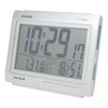 Casio DQL-130NJ-8JF Alarm Clock, Radio Clock, Silver, Digital, Constant Lighting,