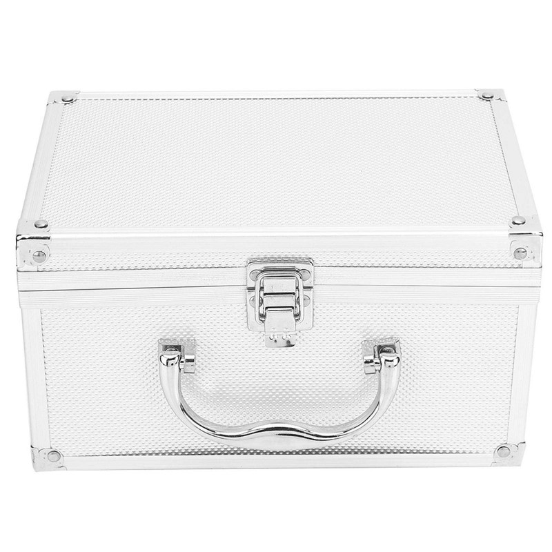 Aluminum Carrying Case, Metal Briefcase Tool Hard Case Toolbox Aluminium