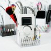 Standing Nail Drill Storage and Organizer Stand Clear Pink 10ea