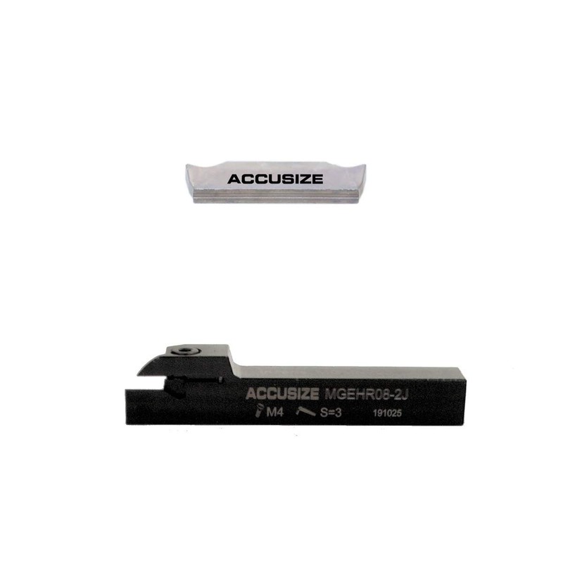 Accusize Industrial Tools 1/2" x 1/2'' Cut-Off Holder, Parting Tool,