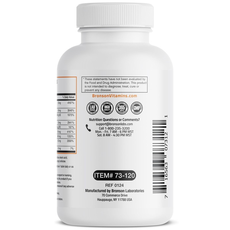 Bronson Super B Vitamin B Complex Sustained Slow Release (Vitamin