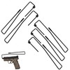 Hold Up Displays Pistol Hanger Gun Safe Shelf or Bookshelf