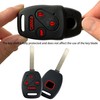 Kyhodsgn Key Fob Cover Shell for Honda 2003 - 2012