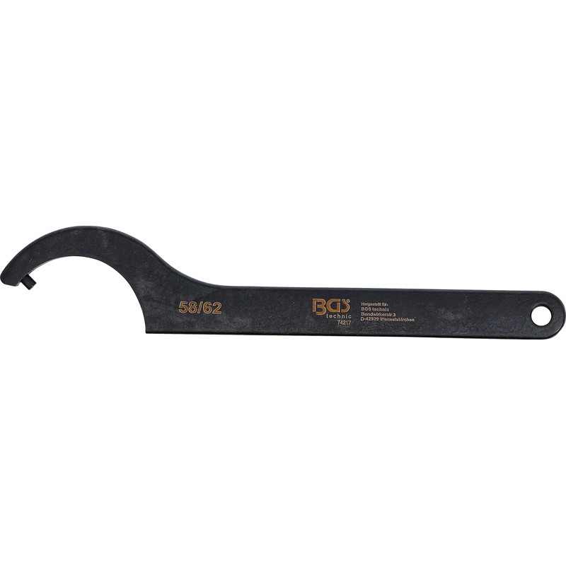 BGS 74217 | Hook Wrench with Pin | 58 -