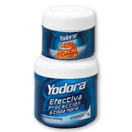 Generic Yodoraa Classic Deodorant Maximum Protection - Aluminum Free, Unscented Cream Deodorant, Pack of 2 (60g/2.11oz & 32g/1.12oz)