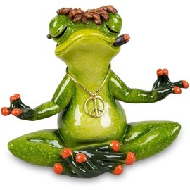 formano Beautiful Collectible Frog Yoga Man, Froschhausen