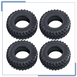 Zolikar 4PCS Rubber Micro RC Tires 38mm for Kyosho Mini Z 4x4 Tires 1/18 Scale 1/24 Scale