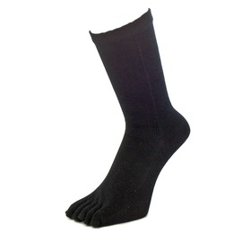 PAX Select #4039-P Strong Speed Deodorizing Yarn "Deocell" Use, Antibacterial Deodorizer, 5 Toe Socks, Includes Kato, 2 Pairs, Black
